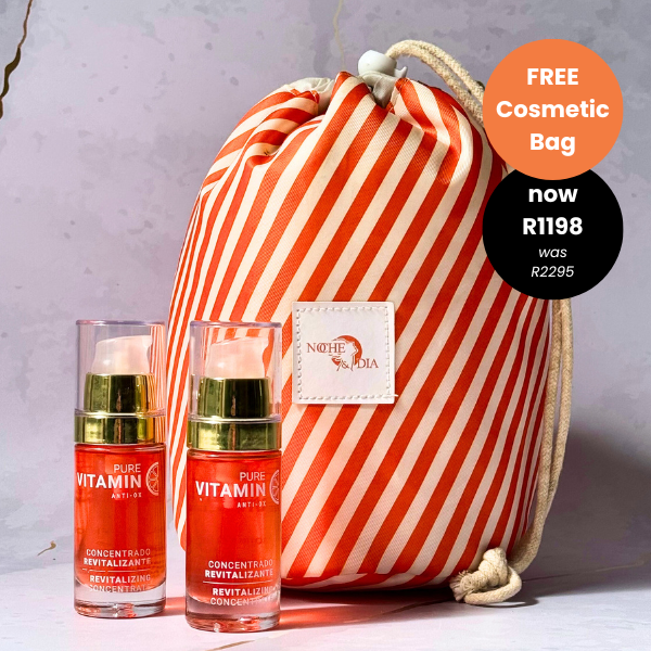Buy a Noche Y Dia Vitamin C Serum, Get a Free Limited Edition Cosmetic Bag