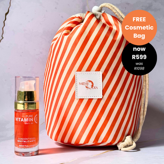 Buy a Noche Y Dia Vitamin C Serum, Get a Free Limited Edition Cosmetic Bag