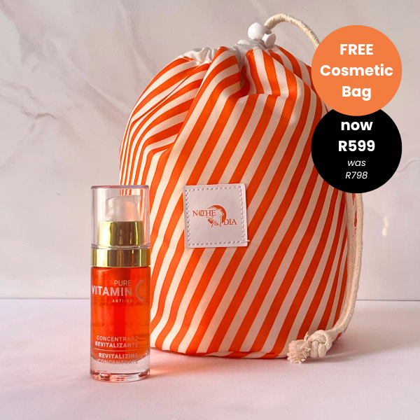 Buy a Noche Y Dia Vitamin C Serum, Get a Free Limited Edition Cosmetic Bag